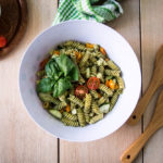 Mediterraner Nudelsalat