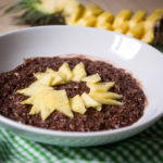 Chia Quinoa Schoko Porridge mit Ananas - Fodmap geeignet