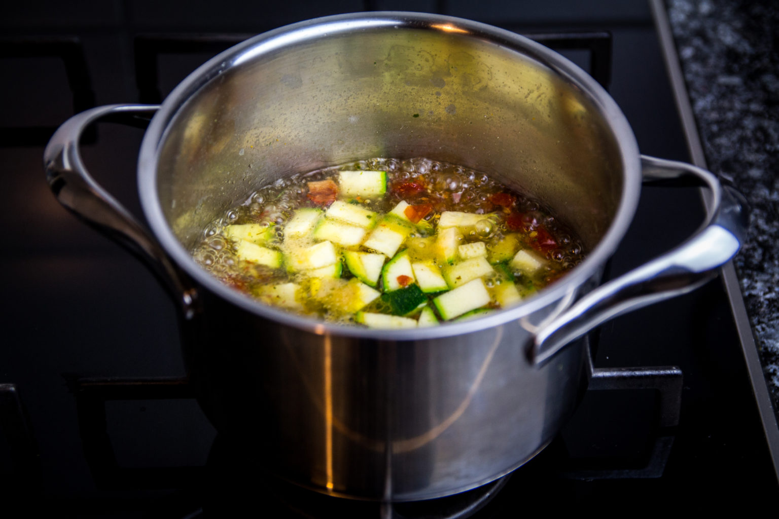 Polenta Gemüse Auflauf - Momentgenuss