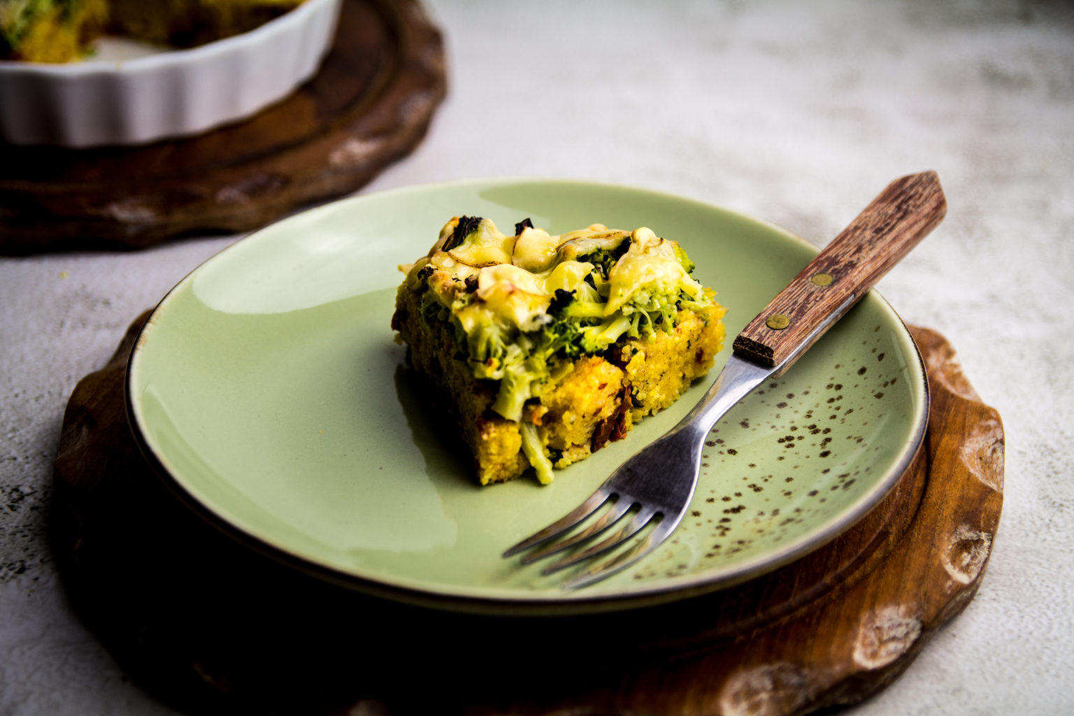 Polenta Gemüse Auflauf - Momentgenuss