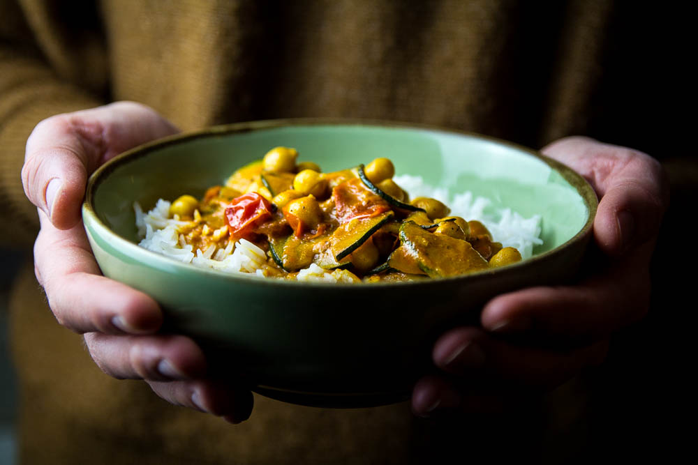 Gemüse Curry mit Basmati Reis