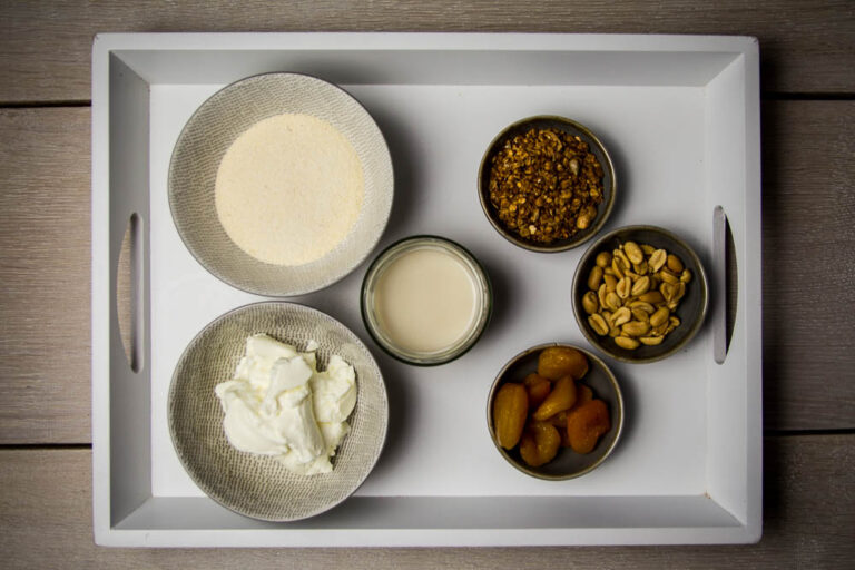 Grieß Dessert mit Aprikosenmousse - Momentgenuss