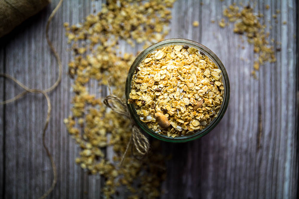 Selbst gemachtes Knuspermüsli